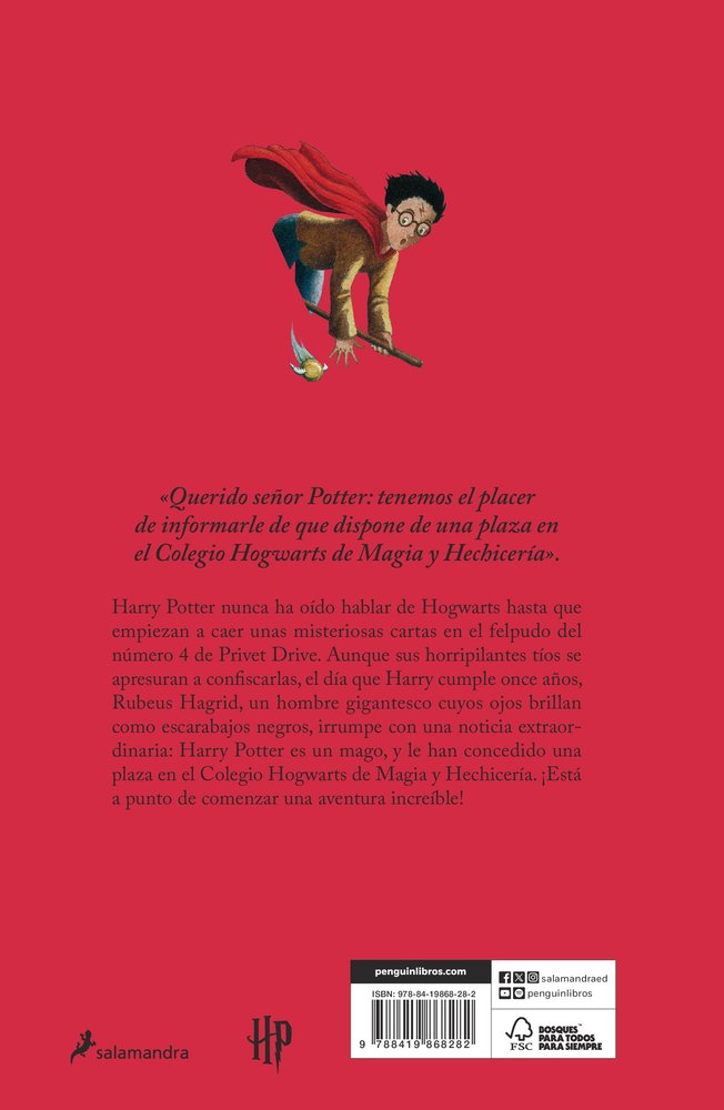 HARRY POTTER Y LA PIEDRA FILOSOFAL ED ESPECIAL CANTOS PINTAD