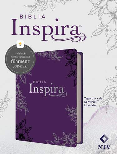 Biblia Inspira NTV con Filament La Biblia que inspira tu  creatividad (Binding:LeatherLike Hardcover, Lavender)