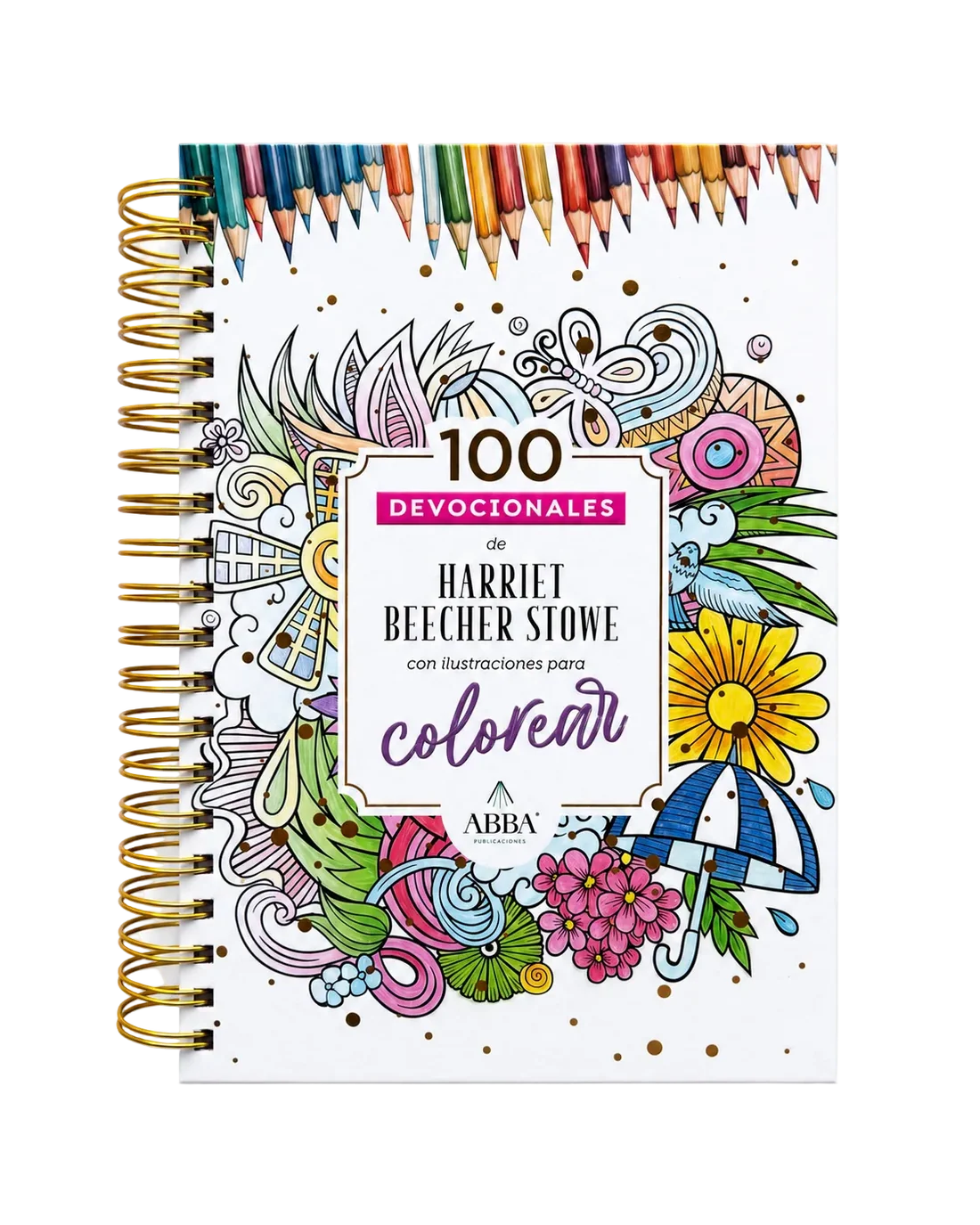 100 Devocionales para Colorear | Harriett Beecher Stowe